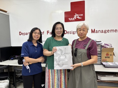 【感謝】東豐纖維企業股份有限公司贊助本系學生材料，嘉惠學子圖片